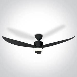 STROPNI VENTILATOR 35W LED 22W CCTV IP20 230V CRNI DM6302/B/V