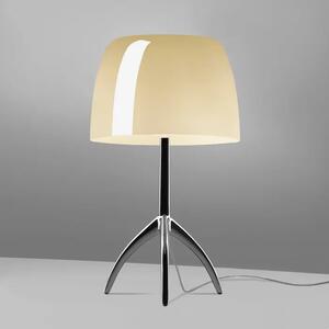 LUMIERE PICCOLA STOLNA SVJETILJKA E14, DIMABILNA, TOPLO BIJELA, CRNA,KROM FN026021EC_12D