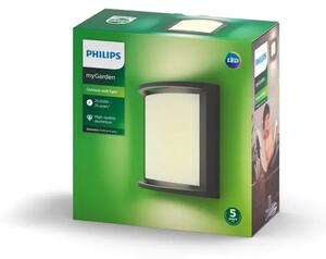 SAMONDRA ZIDNA SVJETILJKA LED/12W/1200lm/2700K/240V IP44 ANTRACIT 17391/93/P0
