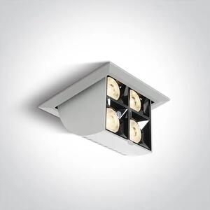 UGRADBENI REFLEKTOR LED 16W WW 38deg IP20 230V BIJELI DM51406B/W/W