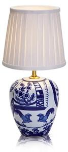 GÖTEBORG STOLNA LAMPA 1L 33CM BLUE/WHITE E14 MA104999