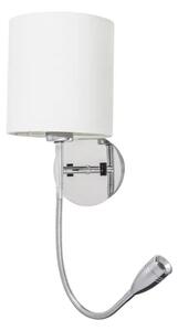 LARKIN ZIDNA SVJETILJKA E27 1X MAX 40 + LED 3/KROM/IP20/205lm RA6529