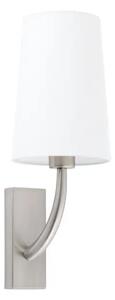 REM MATT NICKEL ZIDNA SVJETILJKA WHITE SHADE FR29680-19