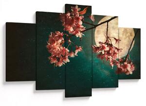 Slika - Sakura u punom mjesecu (150x105 cm)