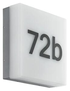 VANJSKA ZIDNA LAMPA 1xLED 8,2W, SA BROJEVIMA DAN/NOĆ FUNKC. BIJELA CORNALE 97289