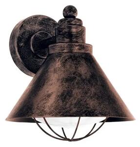 VANJSKA ZIDNA LAMPA 1xE27 ČELIK/BAKAR ANTIK COLINDRES 94858