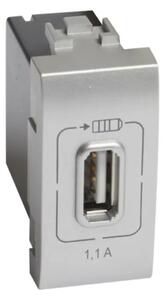 UTIČNICA 1M USB 5V DC/1,1A/230V TECH NT4285C1