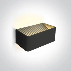 ZIDNA SVJETILJKA LED 6W 400lm CRNA IP20 DM67466B/B/W