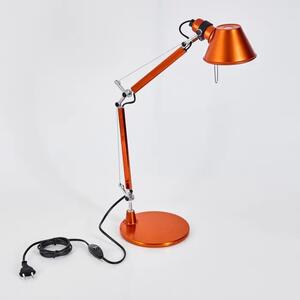 TOLOMEO MICRO STOLNA SVJETILJKA METAL NARANČASTA E14 SA POSTOLJEM A011860 AR011860