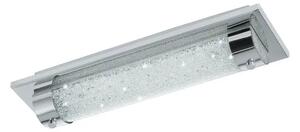 PLAFONJERA 1xLED 8W, 1100lm, IP44, KROM/KRISTAL TOLORICO 97054