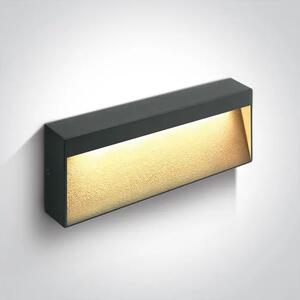 ZIDNA LED SVJETILJKA 6W/3000K/400lm IP54 ANTRACIT DM67359B/AN/W