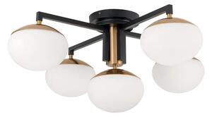 JOSEPHINE PLAFONJERA 5×E27/LED/230V O73,5 cm CRNA DLU1841/4+1