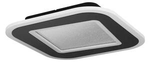 ZIDNA LAMPA 1xLED 20W, CRNO/BIJELA KRISTAL EFEKT MACCHIONI 901241