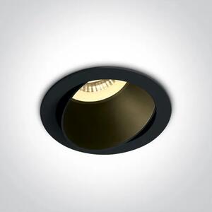 UGRADBENA SVJETILJKA 1×GU10/10W/MR16/230V IP20 CRNA/CRNA DM11105M/B/B