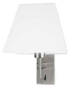 LOGAN ZIDNA LAMPA E27 IP20/KROM BIJELA NL8126162