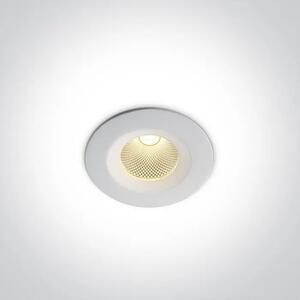 UGRADBENA SVJETILJKA LED/7W/3000K/560lm/fi.95mm/60°/240V IP20 BIJELA DM10107CA/W/W