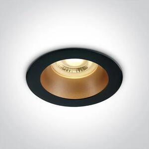 UGRADBENA SVJETILJKA 1×GU10/MAX.10W/MR16//240V IP20 CRNA/MESING DM10105M/B/BS