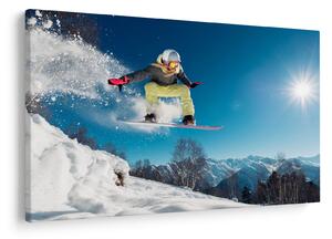 Slika - Snowboarder (90x60 cm)