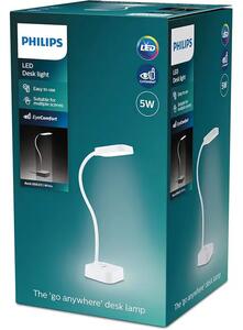 ROCK PHILIPS LED stolna lampa DSK211 PT 5W 50K W USB 8719514443815