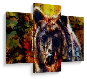 Slika - Slikani medvjed (90x60 cm)