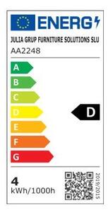 Topla LED žarulja E27, 4 W - Kave Home