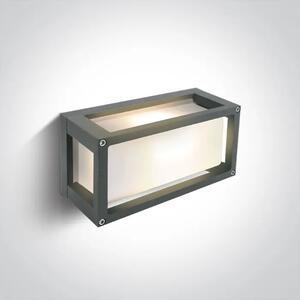 ZIDNA SVJETILJKA 1×E27/15W/240V IP54 SIVA DM67420/G