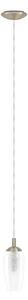 VISILICA 1xLED G9, 1X3W, 1X360lm, NIKL-MAT/STAKLO SIVO FARSALA 96343
