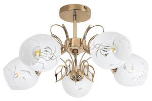 FAUNA STROPNA SVJETILJKA E27 5X MAX 40/ZLATNO/IP20 RA5099