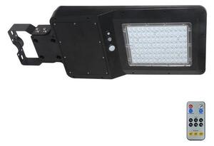 LED Solarna ulična svjetiljka sa senzorom LED/40W/9,6V IP65 4000K + DU
