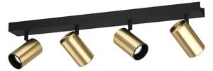 REFLEKTOR 4xLED GU10, 4X5W, D-640, MESING/CRNA CUMARIBO 390085