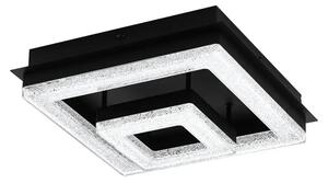 STROPNA LAMPA 2xLED 12W, 1250lm, CRNA/ČELIK/KRISTAL FRADELO 1 99327