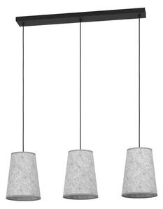 VISILICA 3xE27 D-910, CRNA/FILC SIVA ALSAGER 43985