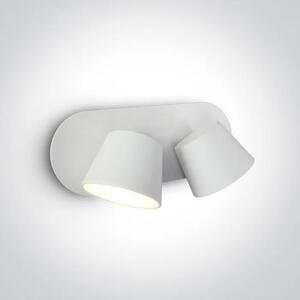 ZIDNA SVJETILJKA LED/2X6W/3000K/2X500lm/BIJELA DM65740A/W/W