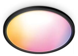 WIZ SUPERSLIM STROPNA SVJETILJKA 22W CRNA 22-65K RGB 8720169072633