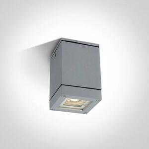 STROPNA SVJETILJKA 1xGU10/35W/230V/IP54 SIVA DM67130D/G