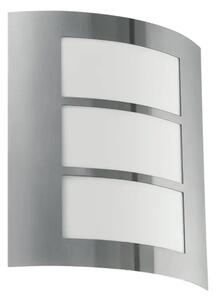 VANJSKA ZIDNA LAMPA 1xE27 INOX CITY 88139