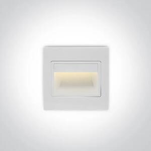 UGRADBENA ZIDNA SVJETILJKA LED/1,5W/3000K/240V IP20 BIJELA DM68007/W/W