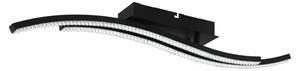 PLAFONJERA 1xLED 21,5W, CRNA/PROZIRNO STAKLO LEJIAS 99801