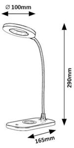 HARDIN STOLNA SVJETILJKA LED 5/CRNA/IP20/210lm RA74013