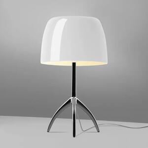 LUMIERE PICCOLA STOLNA SVJETILJKA E14, DIMABILNA, BIJELA/KROMIRANA/CRNA FN026021EC_11D