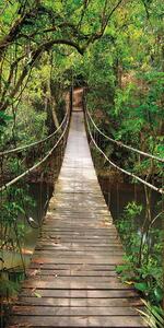 Fototapeta za vrata JUNGLE BRIDGE 86x200 cm