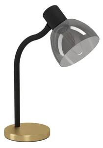 STOLNA LAMPA 1xE14, CRNA/CRNO STAKLO MACERE 901062