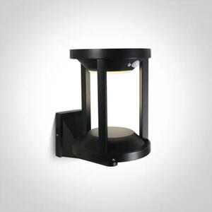SOLARNA ZIDNA LED SVJETILJKA 2,2W/120lm/3000K/SEZOR CRNA IP65 DM67496/B/EW