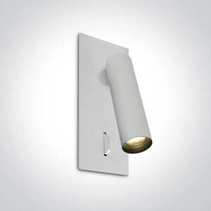 ZIDNA SVJETILJKA LED 3W/3000K/150lm IP20 BIJELA UGRADBENA DM65746R/W/W