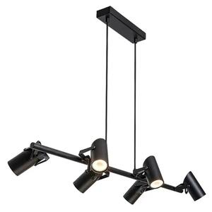 MAXIMILIAN VISILICA GU10 6X MAX 25/MAT CRNA/IP20 RA73045