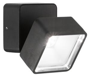 OMEGA LED ZIDNA SVJETILJKA AP KVADRAT CRNA 4000K IP54 ID285535