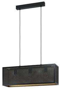 VISILICA 3xE27 CRNO ZLATNA SALLICANO 43559