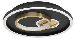 PLAFONJERA 1xLED 21,2W, PROM 380, CRNO/ZLATNA TIRIOLO 901244