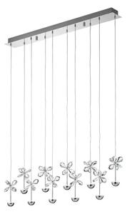 VISILICA/10,LED 10X2,5W, D 870, KROM/KRISTAL PIANOPOLI 93663