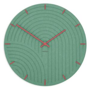 Zidni sat Luxhora Arcadia Mint Green 9 boja kazaljki